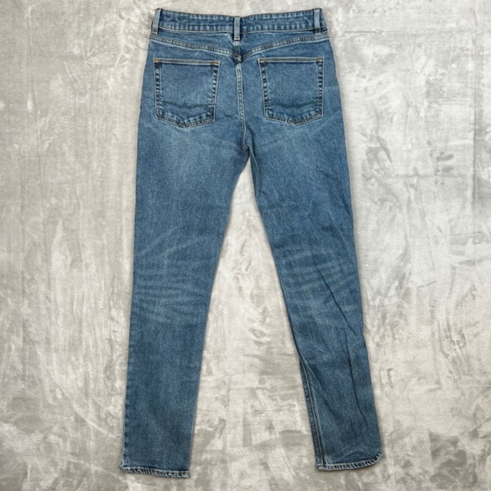 ASOS Design Straight Leg Jeans Medium Wash Denim Men Size 32x30 - Picture 5 of 14